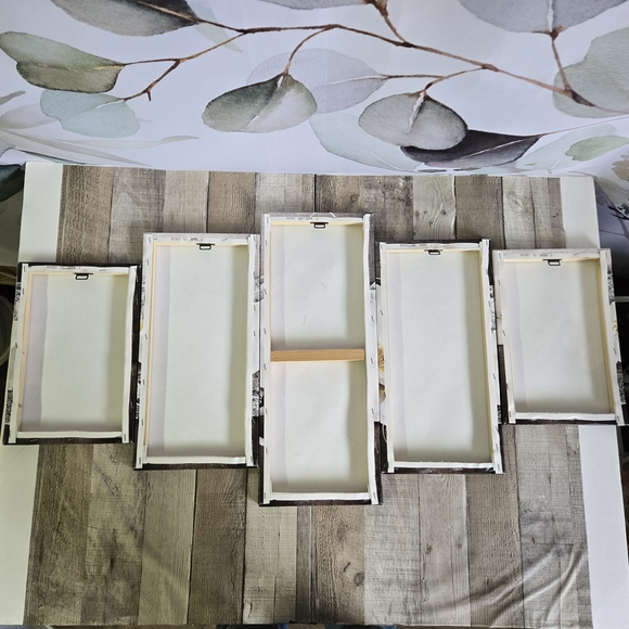 Orchid Canvas Wall Art 5pc Set - Picture 2 of 2